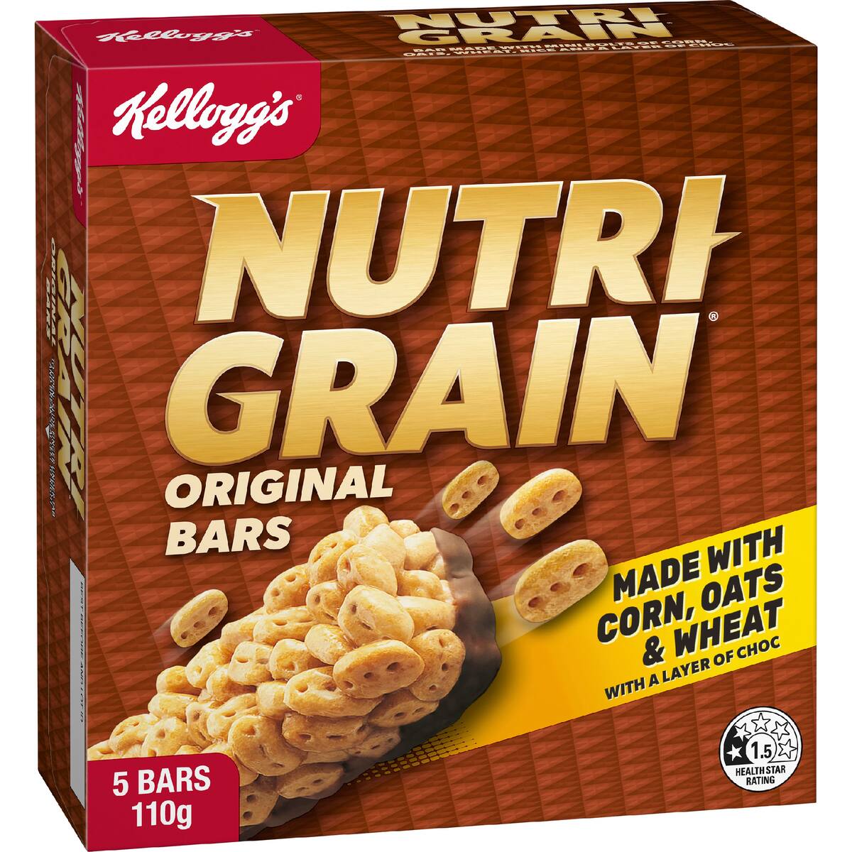 Kellogg's Nutri Grain Bars Original 5 Pack