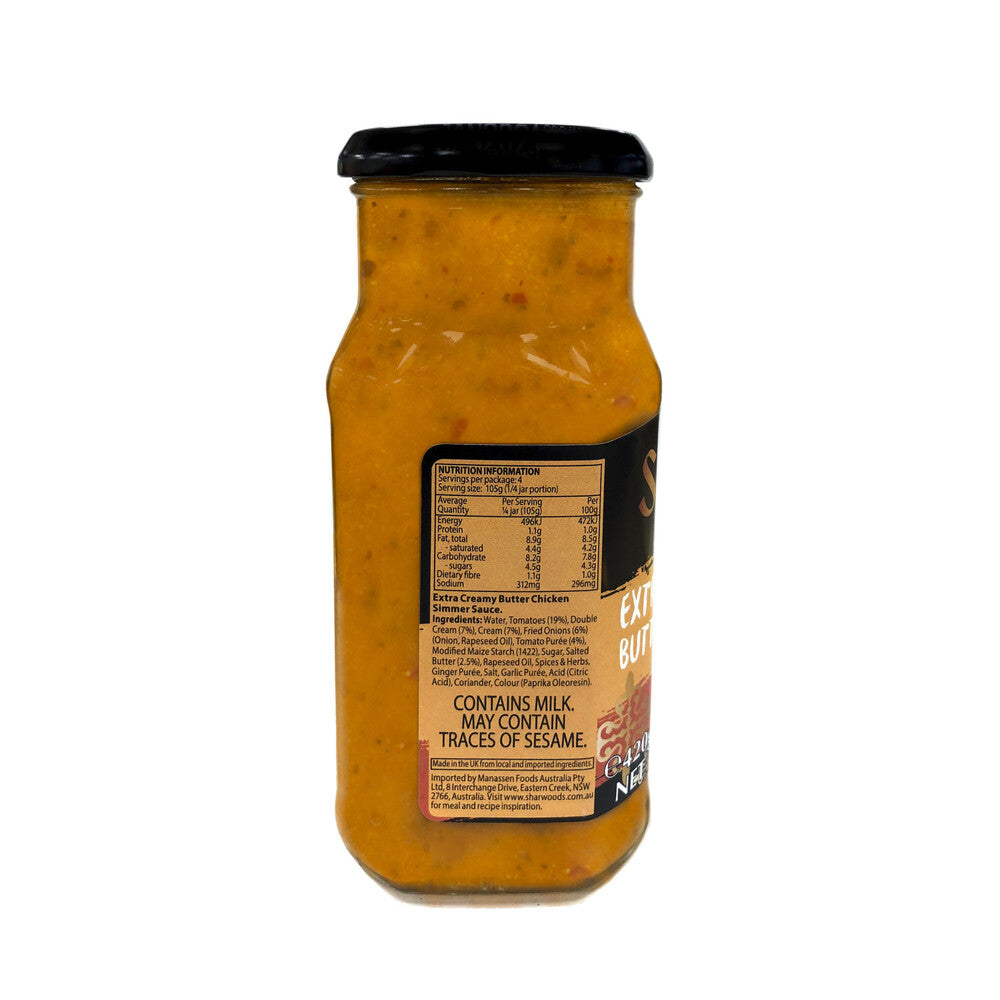 Sharwood's Extra Creamy Butter Chicken Simmer Sauce - 420g