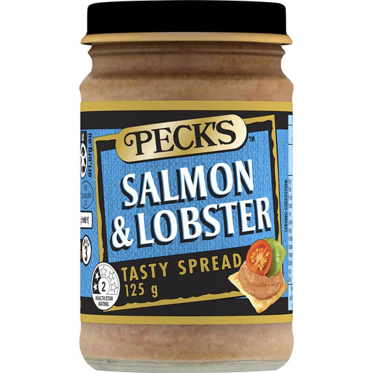 Pecks Salmon & Lobster Spread 125g