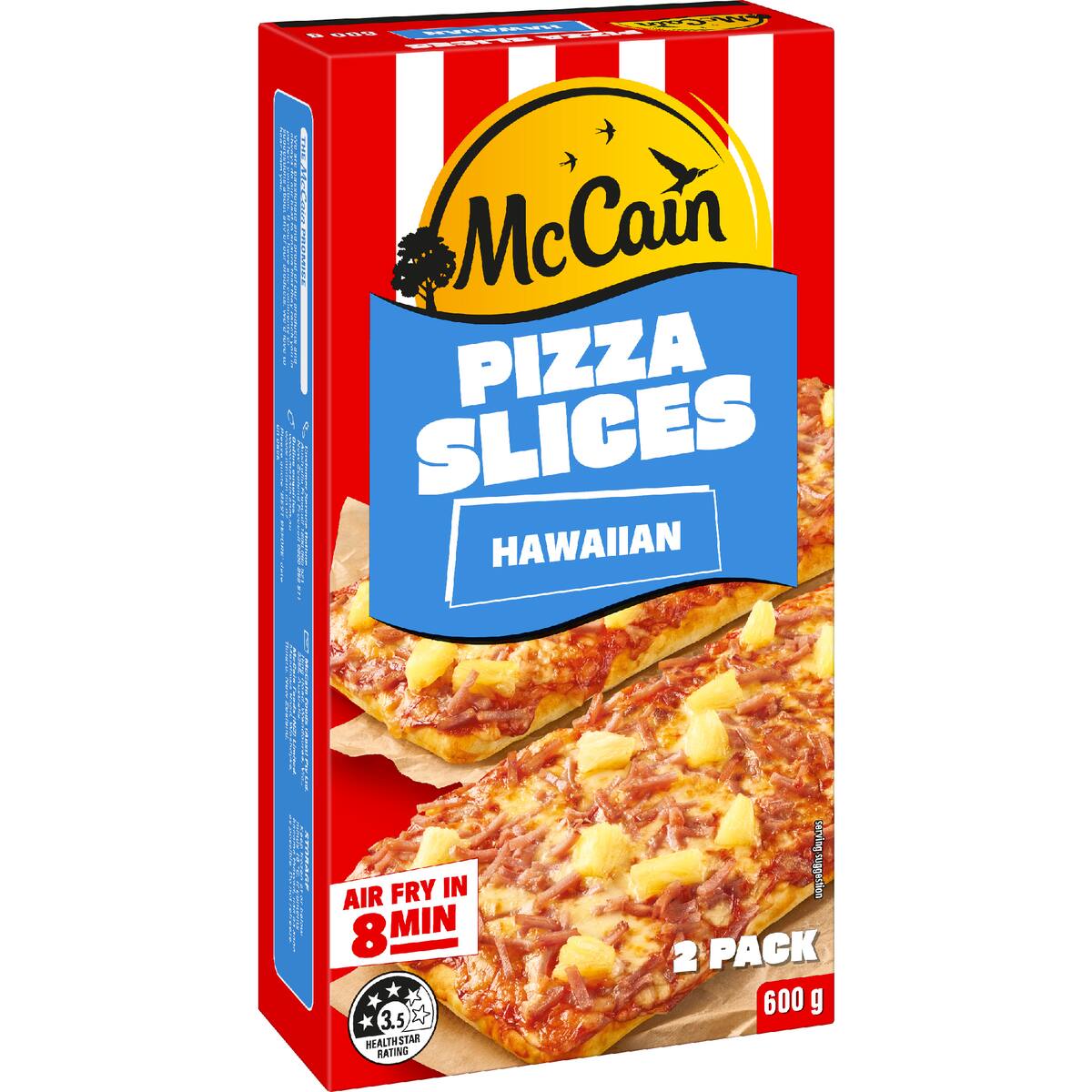 Mccain Pizza Slice Snacks Ham & Pineapple 2 Pack