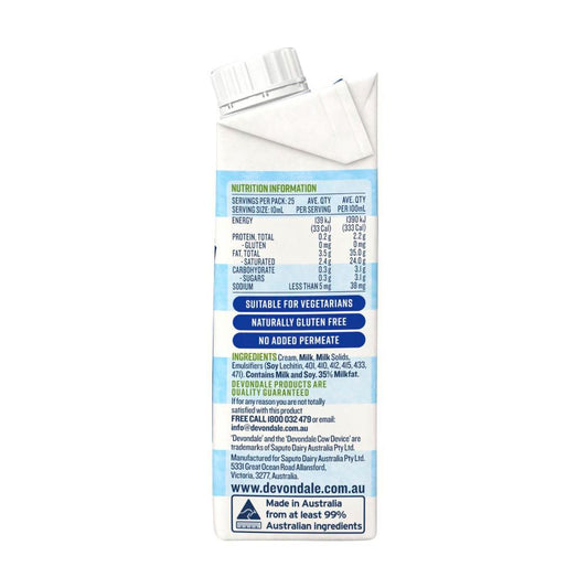 Devondale Whipping Cream - 250mL