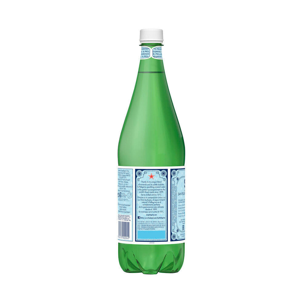 Sanpellegrino Pet Sparkling Mineral Water Bottle - 1L