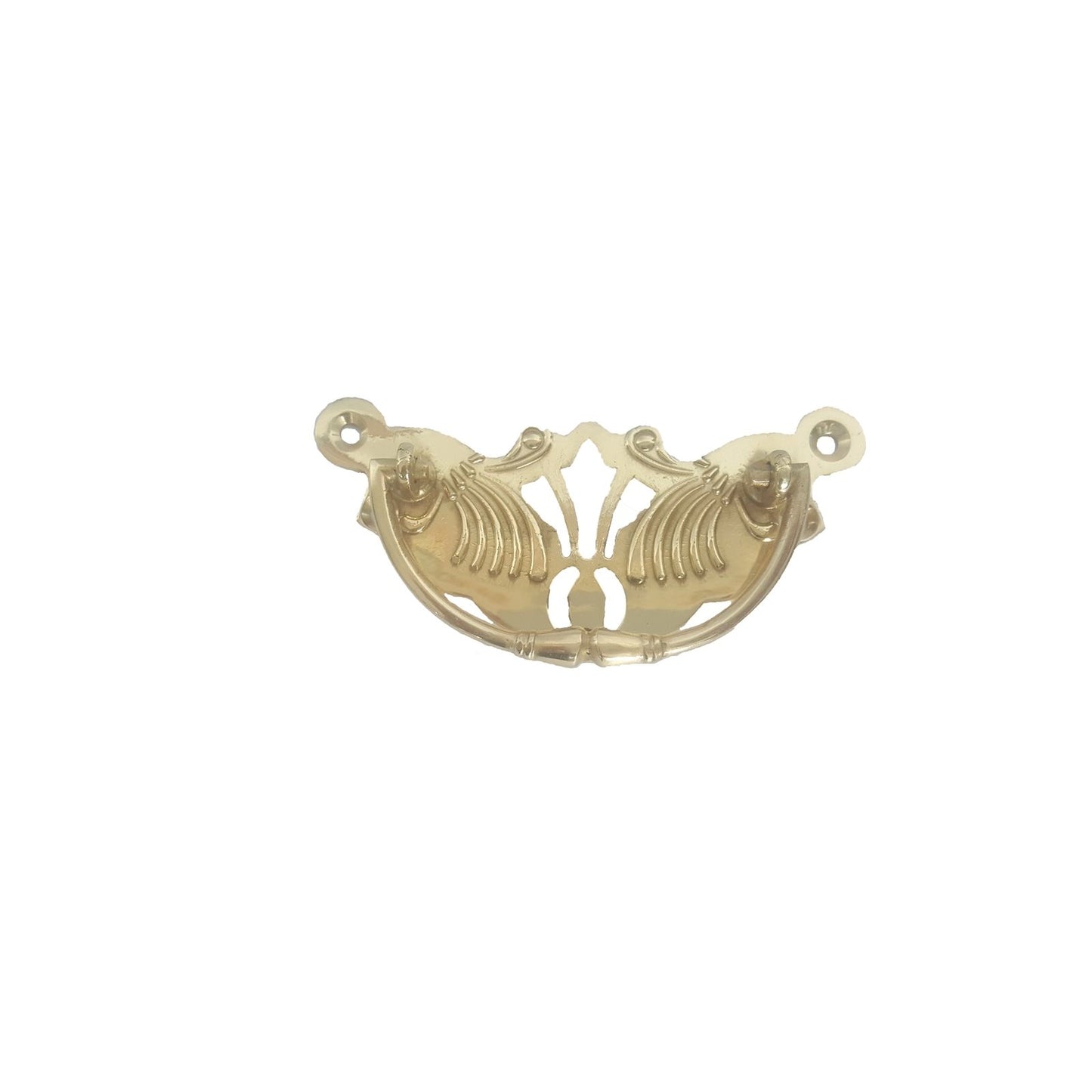 Delf Drawer Plate Handle - 87 x 43mm - Polished Brass