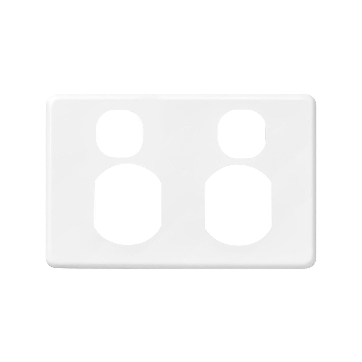 Deta Clip on Cover - Power Point - 75 x 25 x 115mm - White