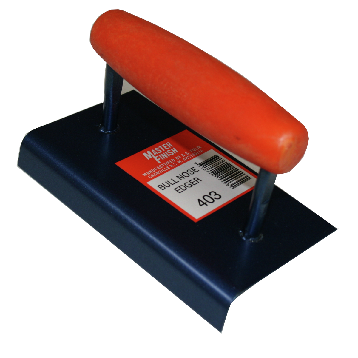 Masterfinish Bullnose Edger - Steel Blade - 80mm x 90mm - Smooths Concrete