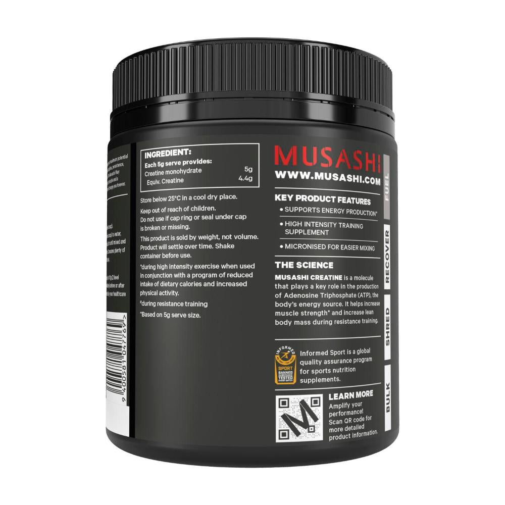 Musashi Creatine Unflavoured | 350g