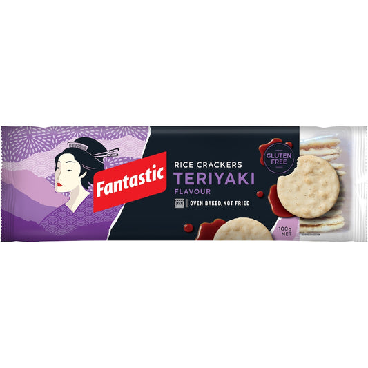 Fantastic Rice Crackers Teriyaki 100g