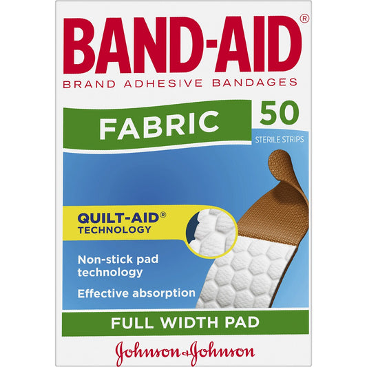 Band-aid Fabric Strips Fabric 50 Pack