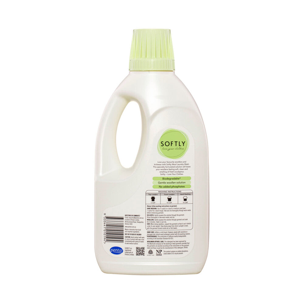 Softly Eucalyptus Wool Wash - 1.25L