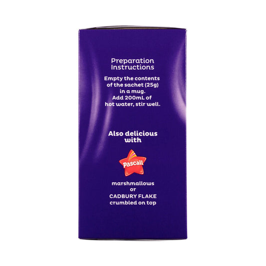 Cadbury Instant Hot Chocolate 150g - 6 Pack