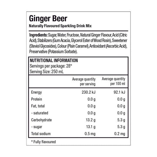 Sodastream assic Ginger Beer Syrup - 440mL