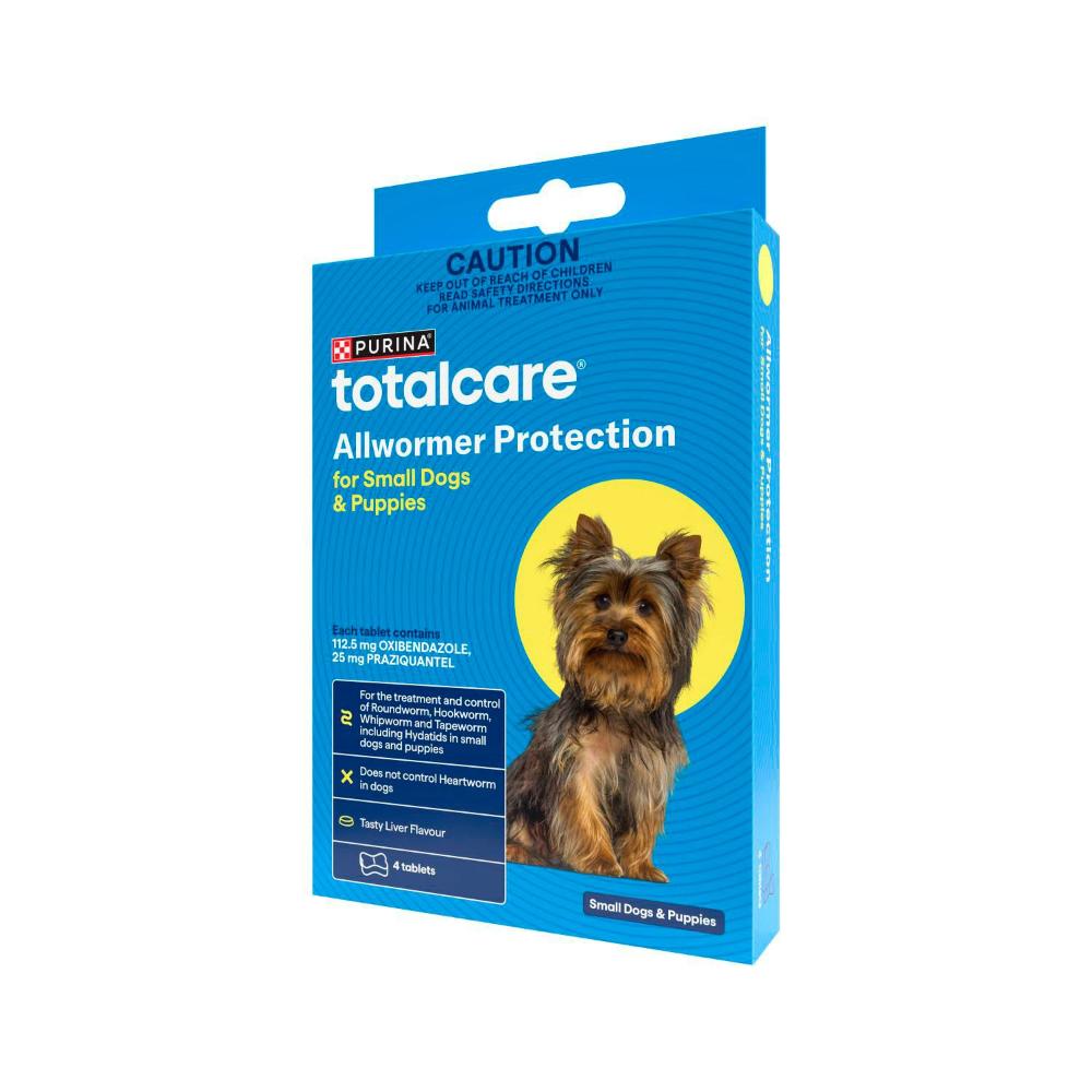 Purina Total Care Tasty All Wormer Small Dog Or Puppies Treatment - 1 pack