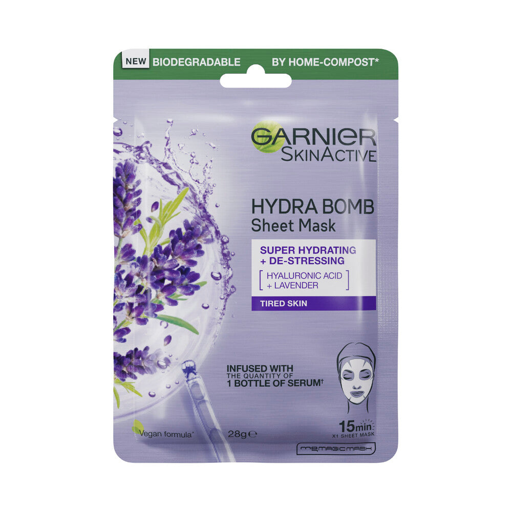 Garnier Hydrabomb Tissue Mask Lavender - 28g