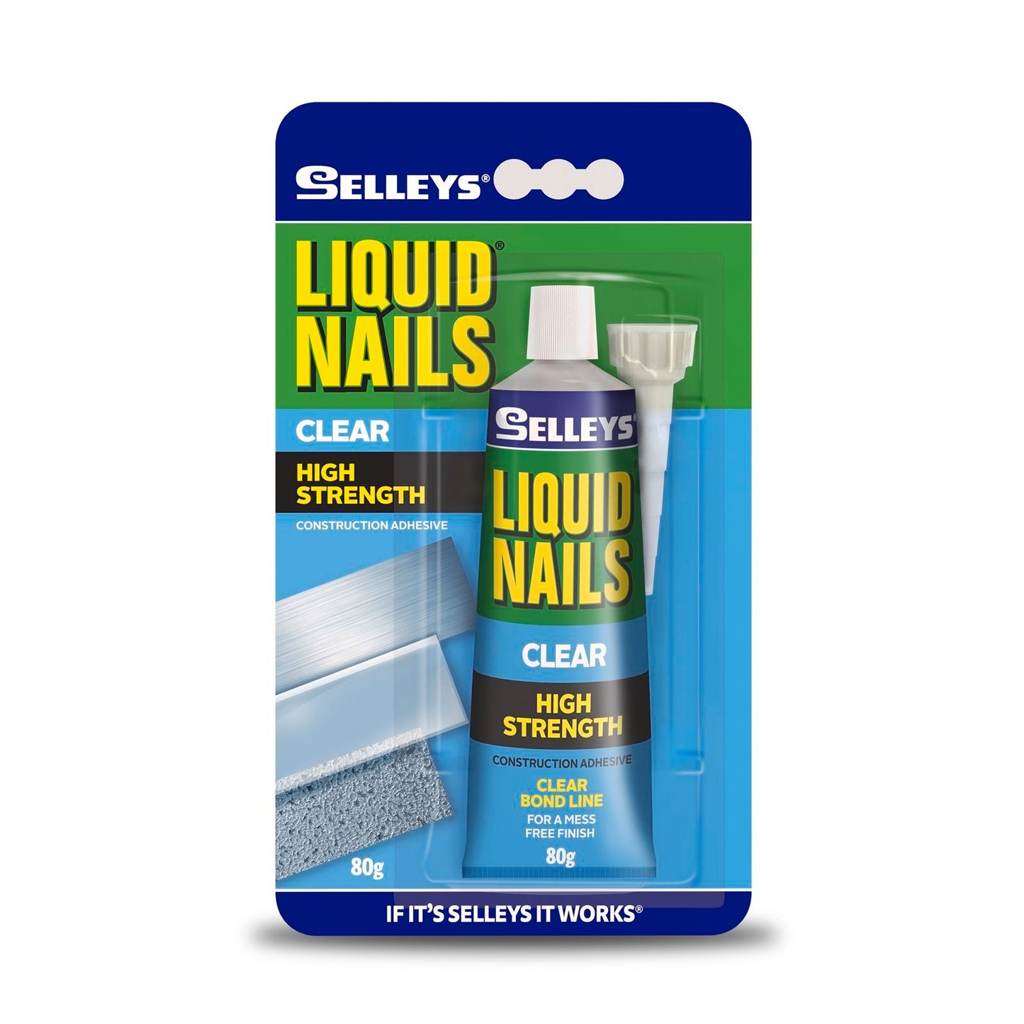 Selleys Liquid Nails Clear Adhesive - 80g