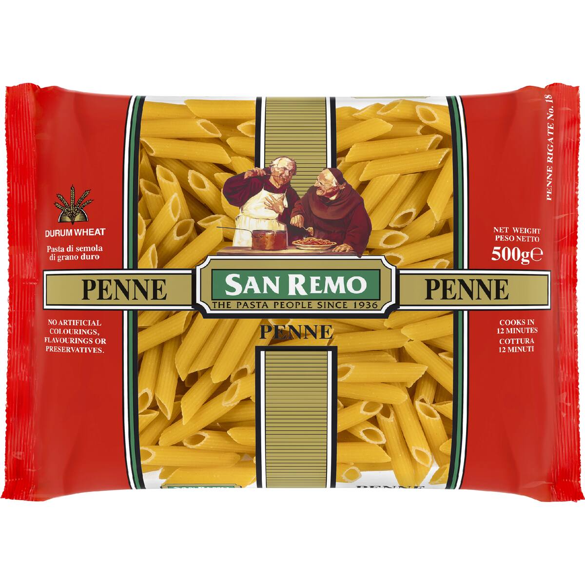 San Remo Penne Pasta No 18 500g