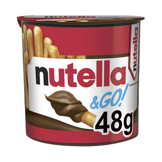 Nutella Go Hazelnut Spread With Cocoa Breadsticks Multipack 48g - 4 pack