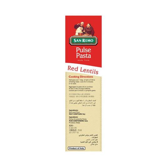 San Remo Red Lentils Spirals Pulse Pasta - 250g