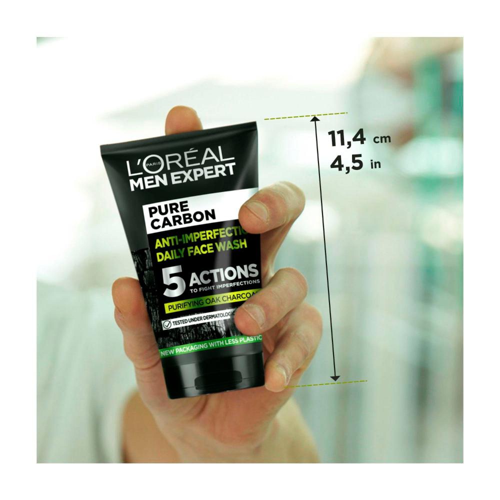 L'Oreal Men Expert Pure Carbon Face Wash - 100mL