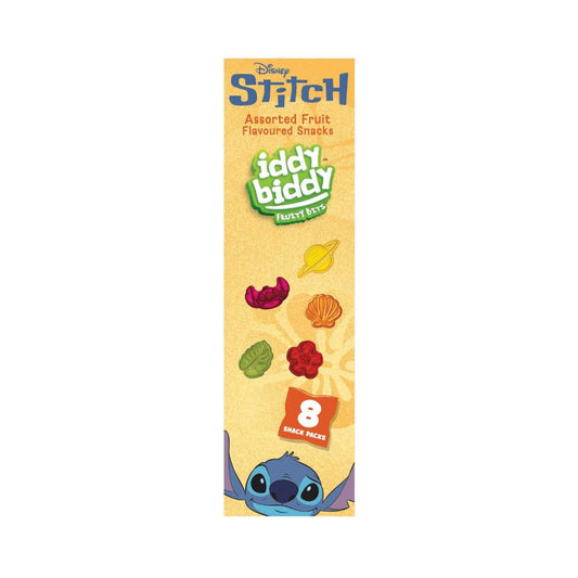 Iddy Biddy Assorted Fruit Flavoured Snacks 8 Pack - 160g