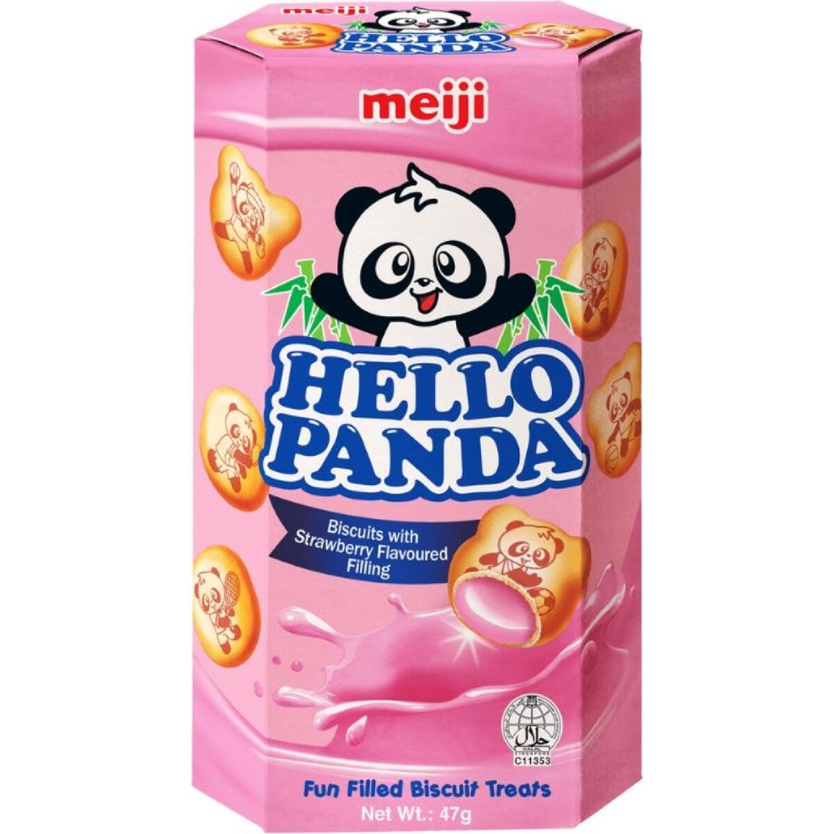 Meiji Hello Panda Strawberry 47g