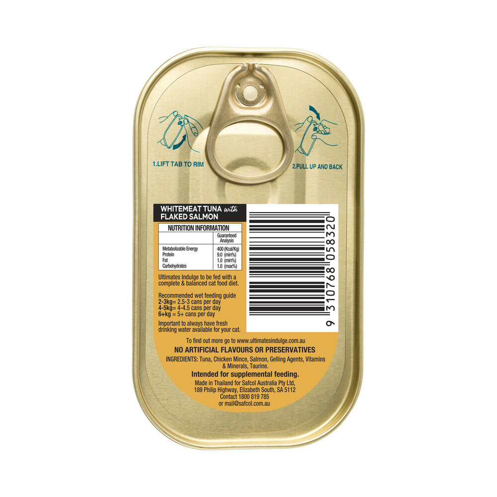 Ultimates Indulge Whitemeat Tuna With Flaked Salmon - 85g