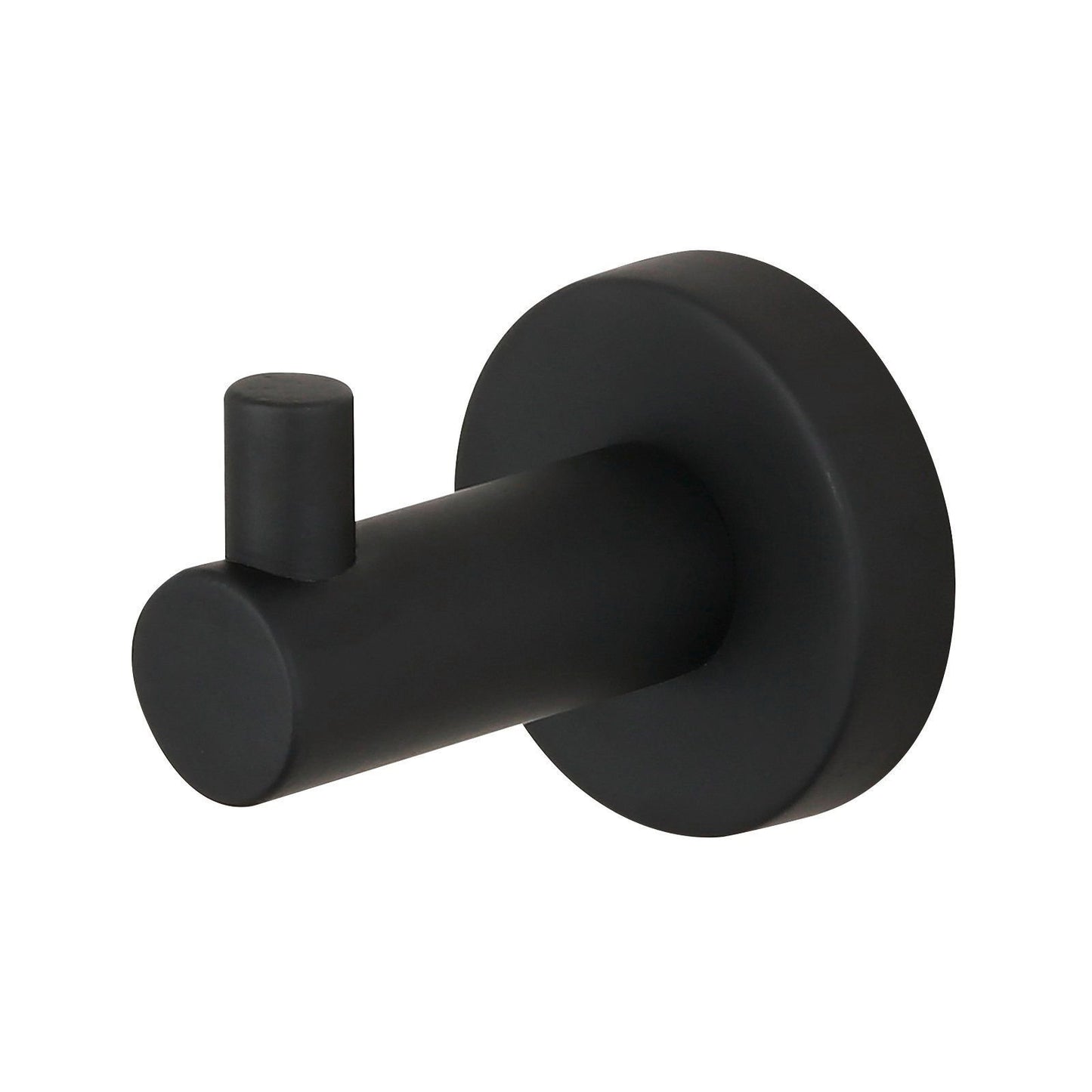 Mondella Matte Black Resonance Robe Hook - 46mm x 60mm