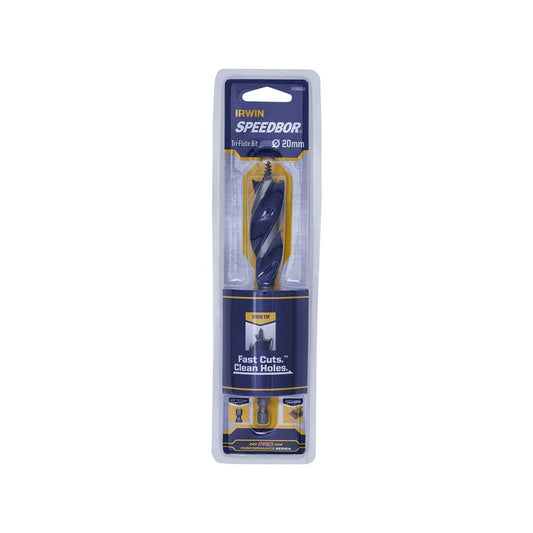 Irwin 20mm Speedbor Max Auger Bit - Steel - Quick Change - Durable