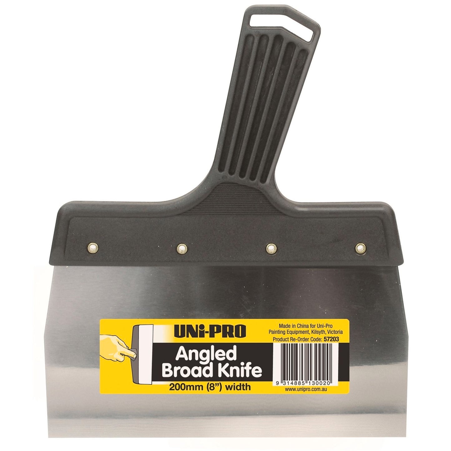 UNi-PRO Angled Broad Knife - 200mm