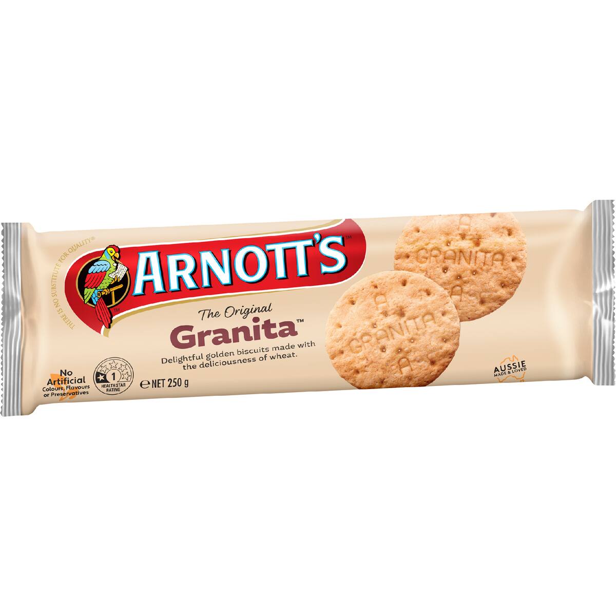 Arnott's Granita Plain Biscuits 250g