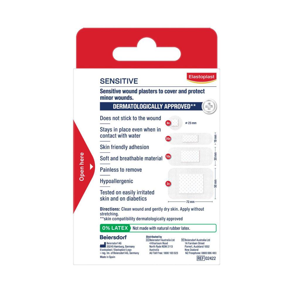 Elastoplast Assorted Sensitive Strips - 40 pack