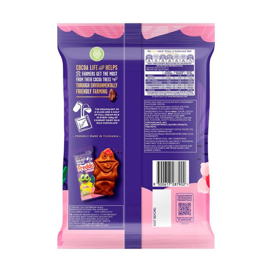 Cadbury Dairy Milk Chocolate Freddo Strawberry Sharepack 12 Pack - 180g