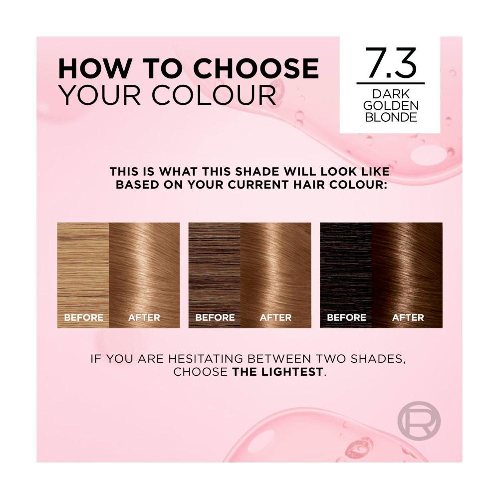 L'Oreal Excellence 7.3 Dark Golden Blonde - 1 Pack