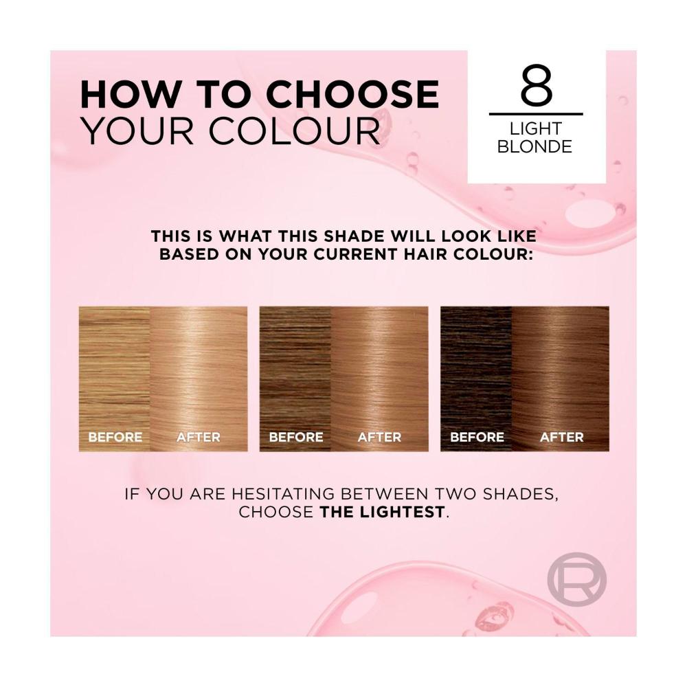 L'Oreal Excellence 8 Blonde - 1 Pack