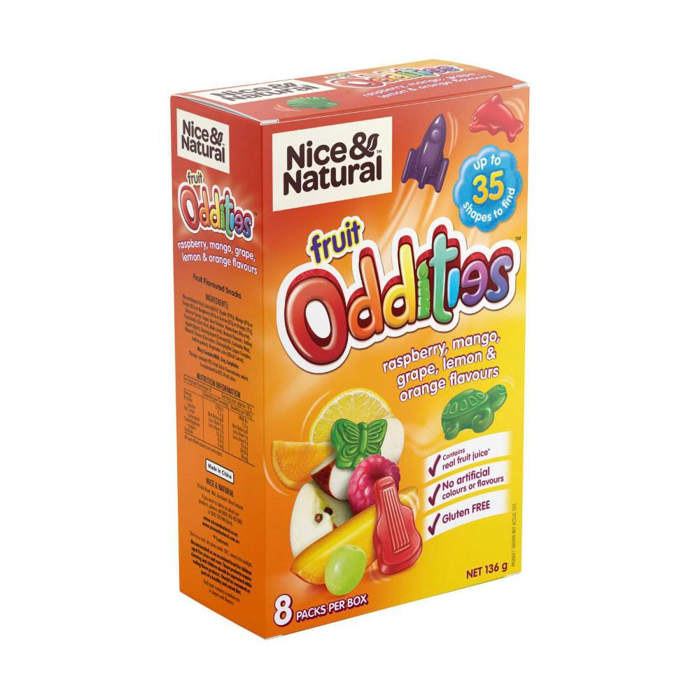 Nice & Natural Fruit Oddities Raspberry Mango - 136g
