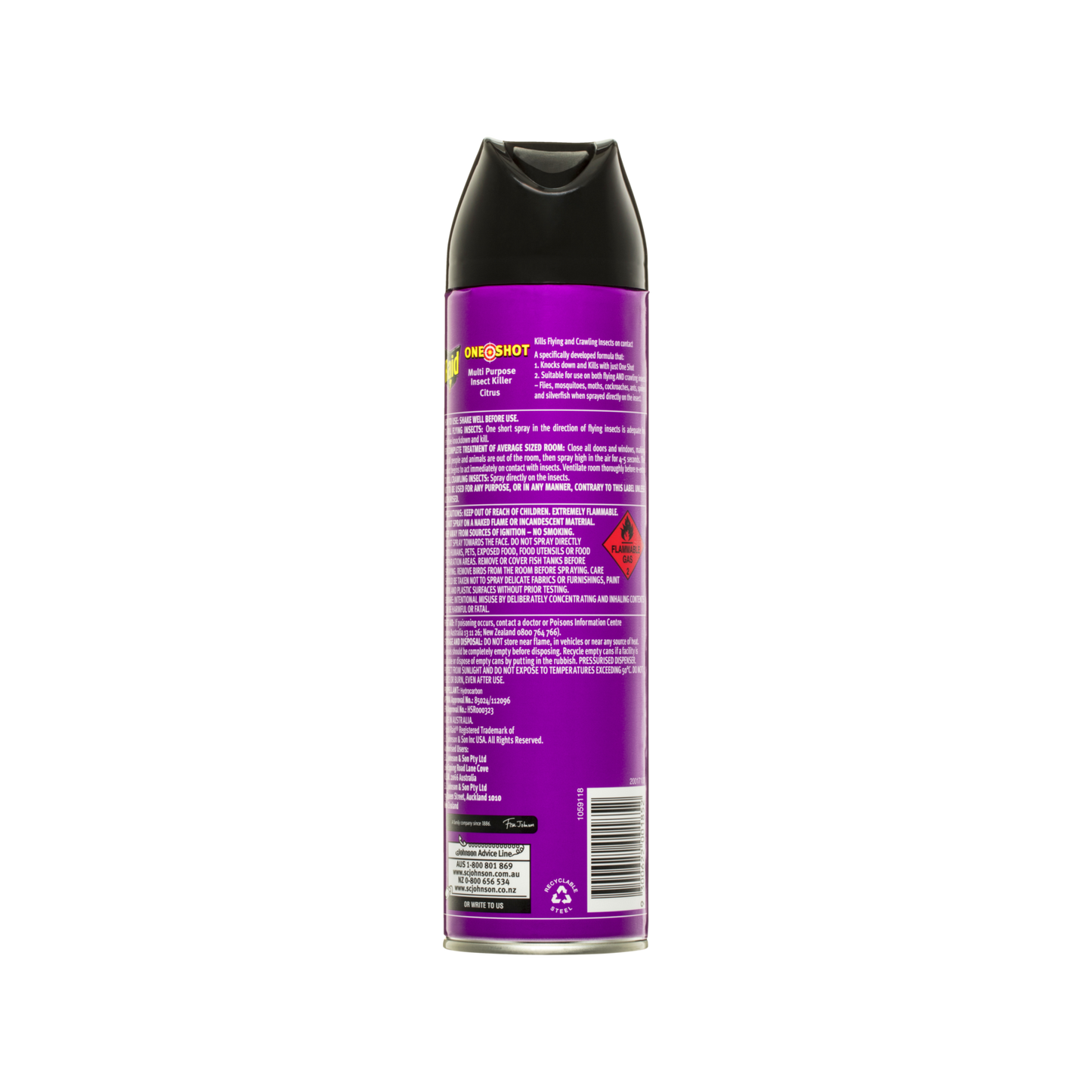 Raid One Shot Pest Killer - 375g