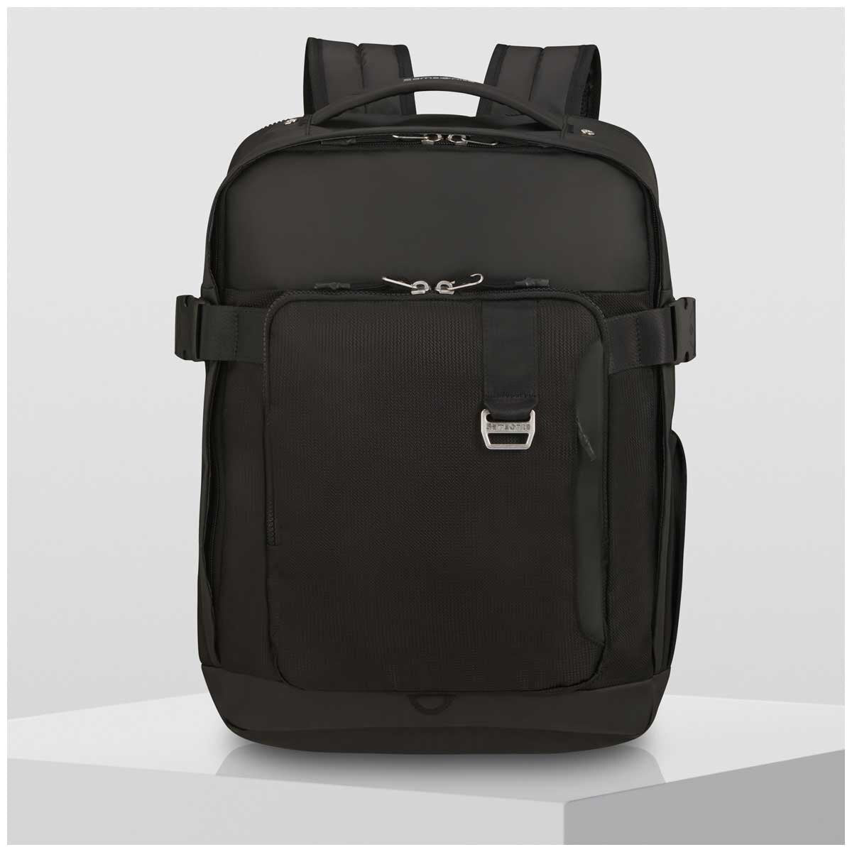 Samsonite Midtown Laptop Backpack Black Water Resistant 40cm 23L