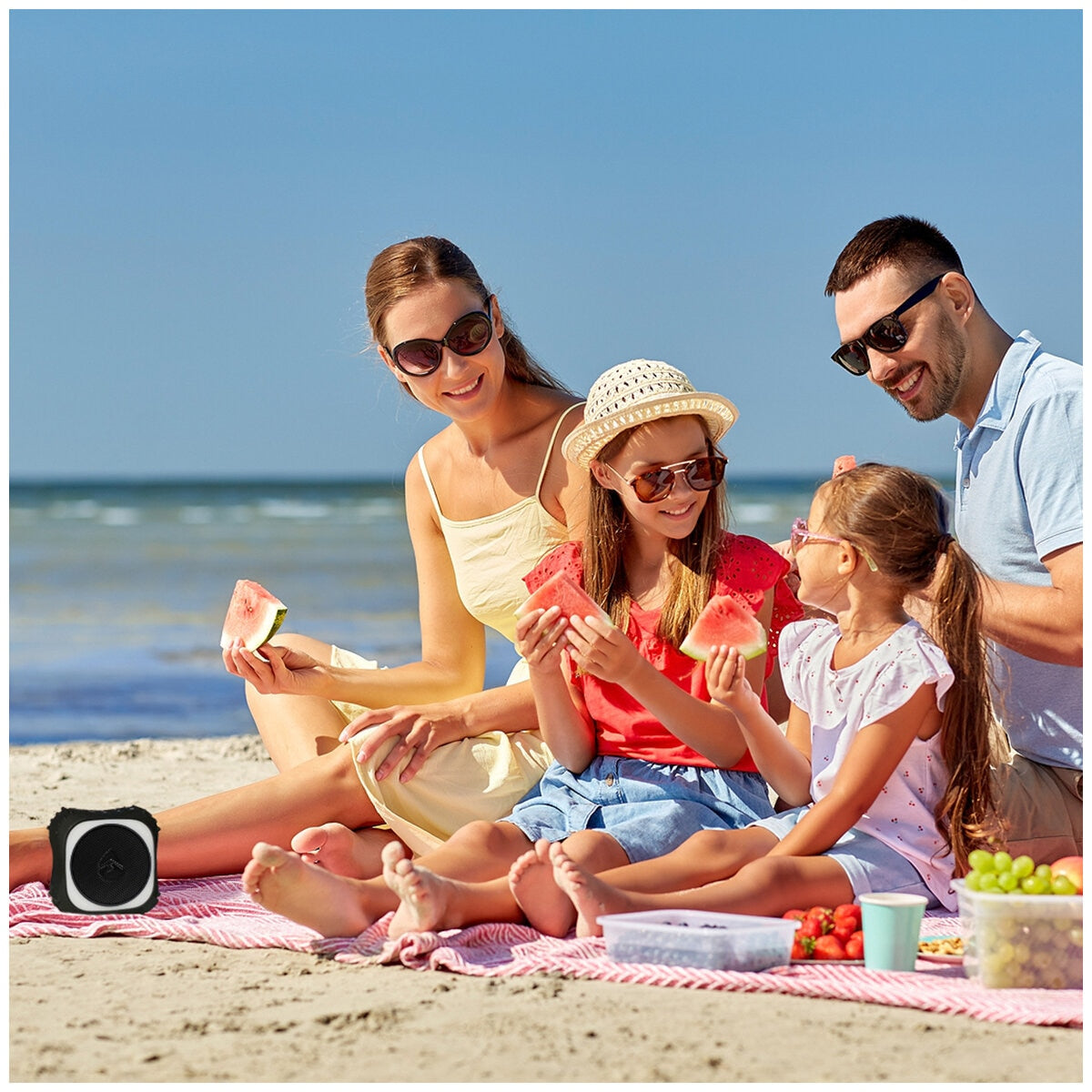 ECOXGEAR EcoEdge Pro Blue Waterproof Portable Speaker