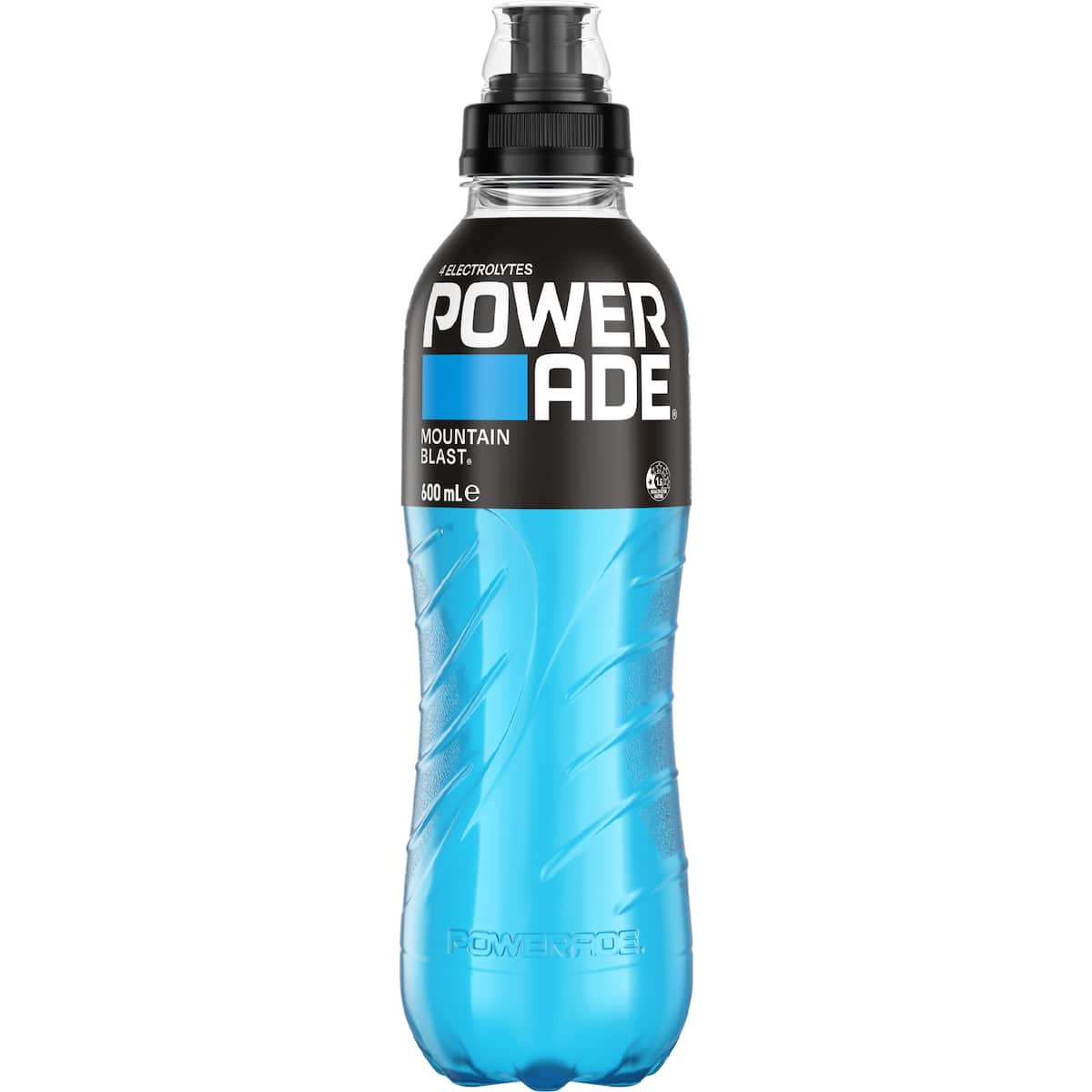 Powerade Ion4 Mountain Blast Sports Drink Sipper Cap 600ml