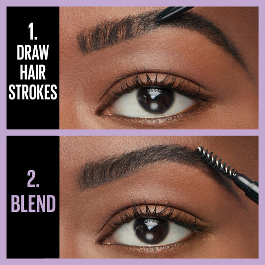 Maybelline Brow Ultra Slim Deep Brown Eyebrow Pencil - 8.3g