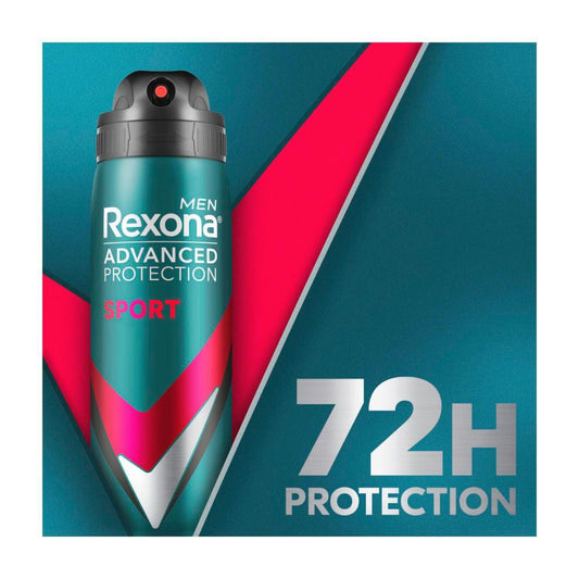 Rexona Men Deodorant 72hr Advanced Aerosol Sport - 220mL