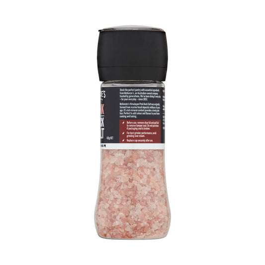 McKenzie's Pink Rock Salt Grinder - 410g