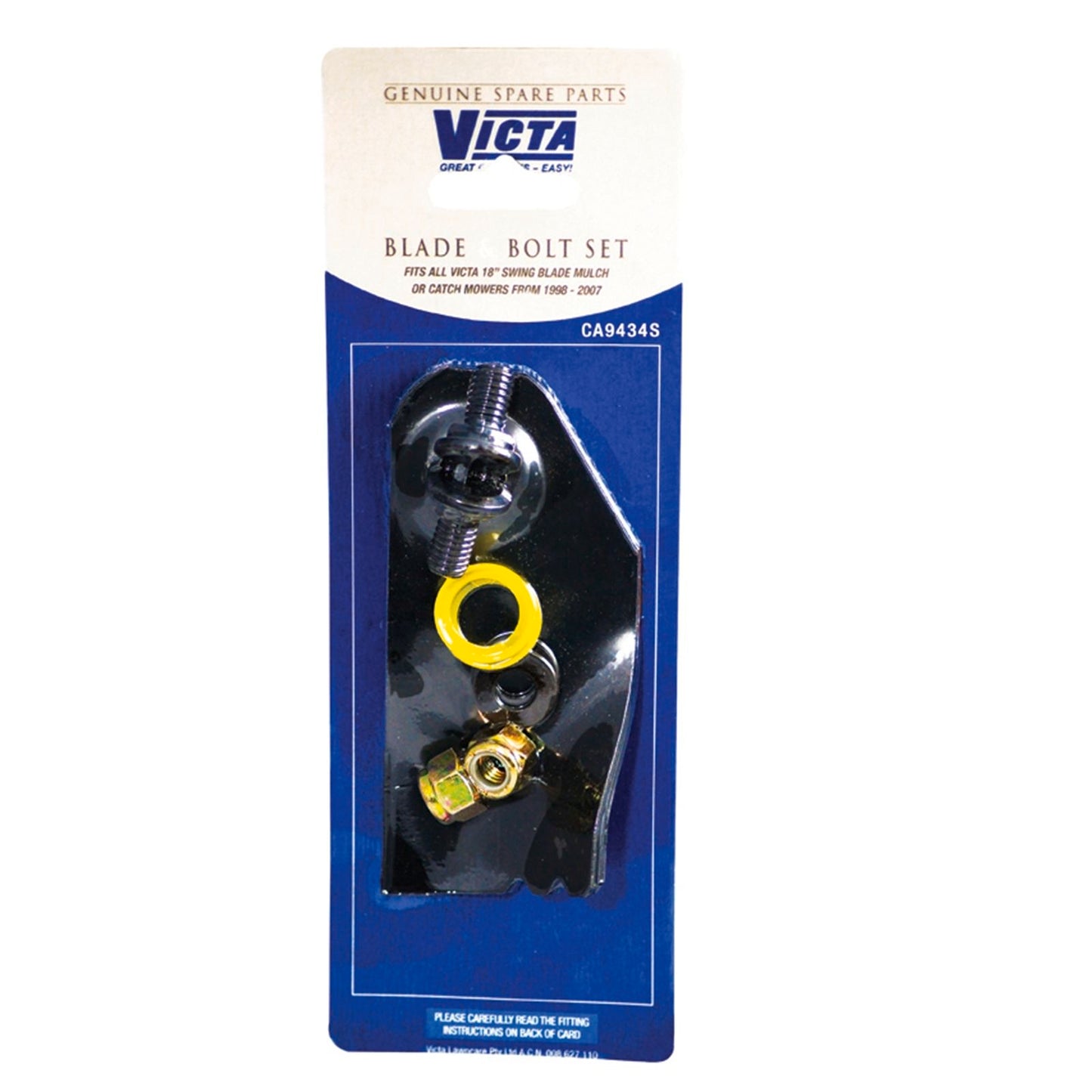 Victa Mower Swing Blade and Bolt Set - 18"