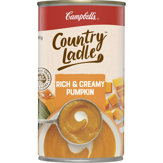 Campbells Country Ladle Soup Rich & Creamy Pumpkin 500g