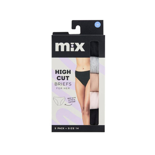 Mix Womens Hi-cut Brief 14&165 - PACK
