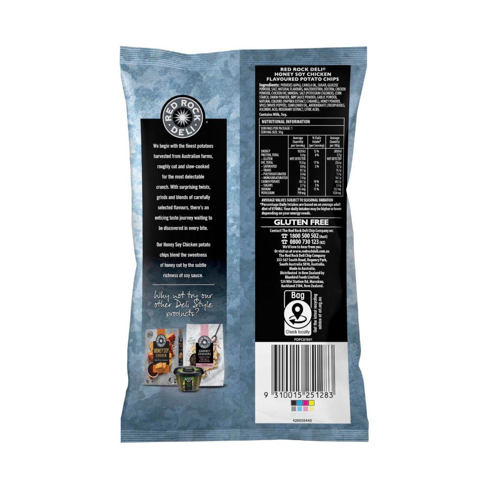 Red Rock Deli Honey Soy Chicken Potato Chips - 50g