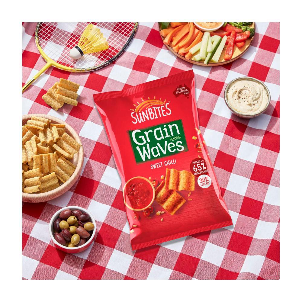 Sunbites Grain Waves Chips Sweet Chilli - 170g