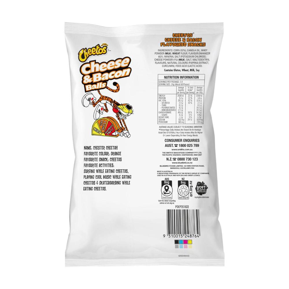 Cheetos Cheese And Bacon Balls - 90g