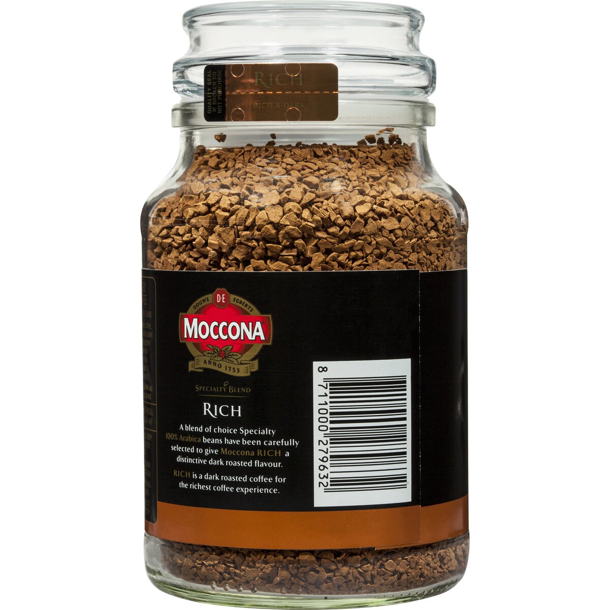 Moccona Freeze Dried Instant Coffee Rich 200g, 1pc