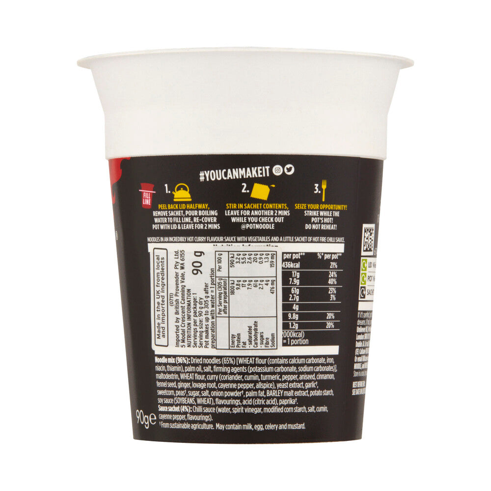 Pot Noodles Bombay Bad Boy - 90g