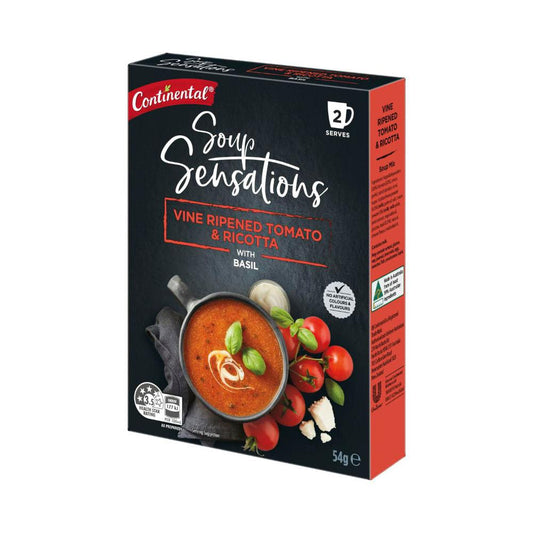 Continental Sensation Vine Ripened Tomato & Ricotta Soup Serves 2 - 54g